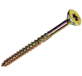 Саморез конструкционный с потайной головкой (желтый) TORX 25 5,0х 50