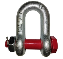 Скоба г/п прямая с гайкой -55,0т 70мм (2 1/2)
